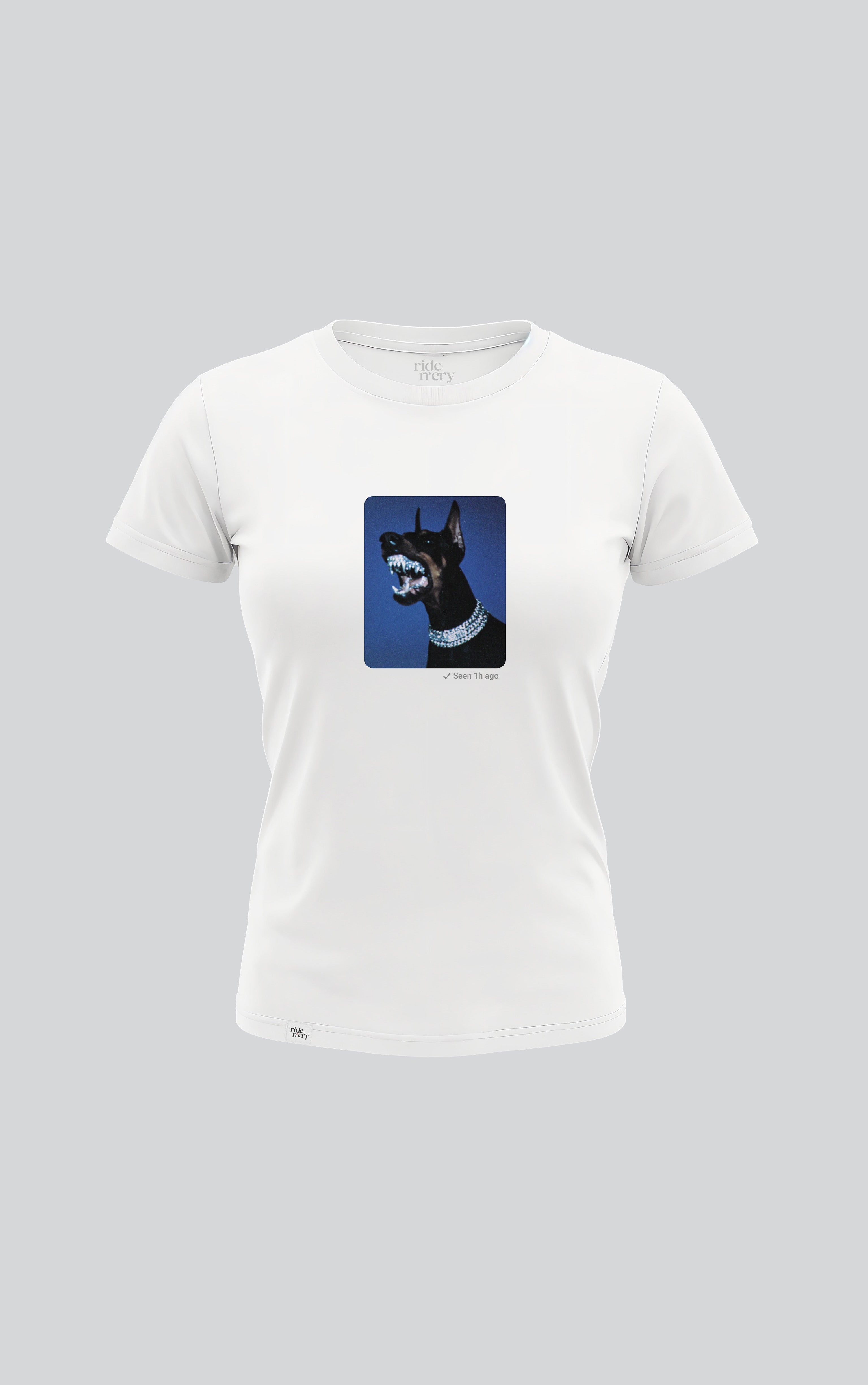 Doberman - Bela Ženska Streetwear Majica