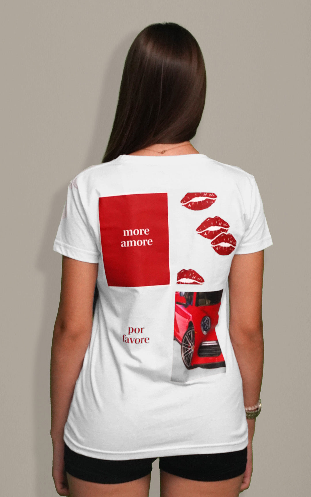 More Amore, Por Favore – Bela Ženska Streetwear Majica