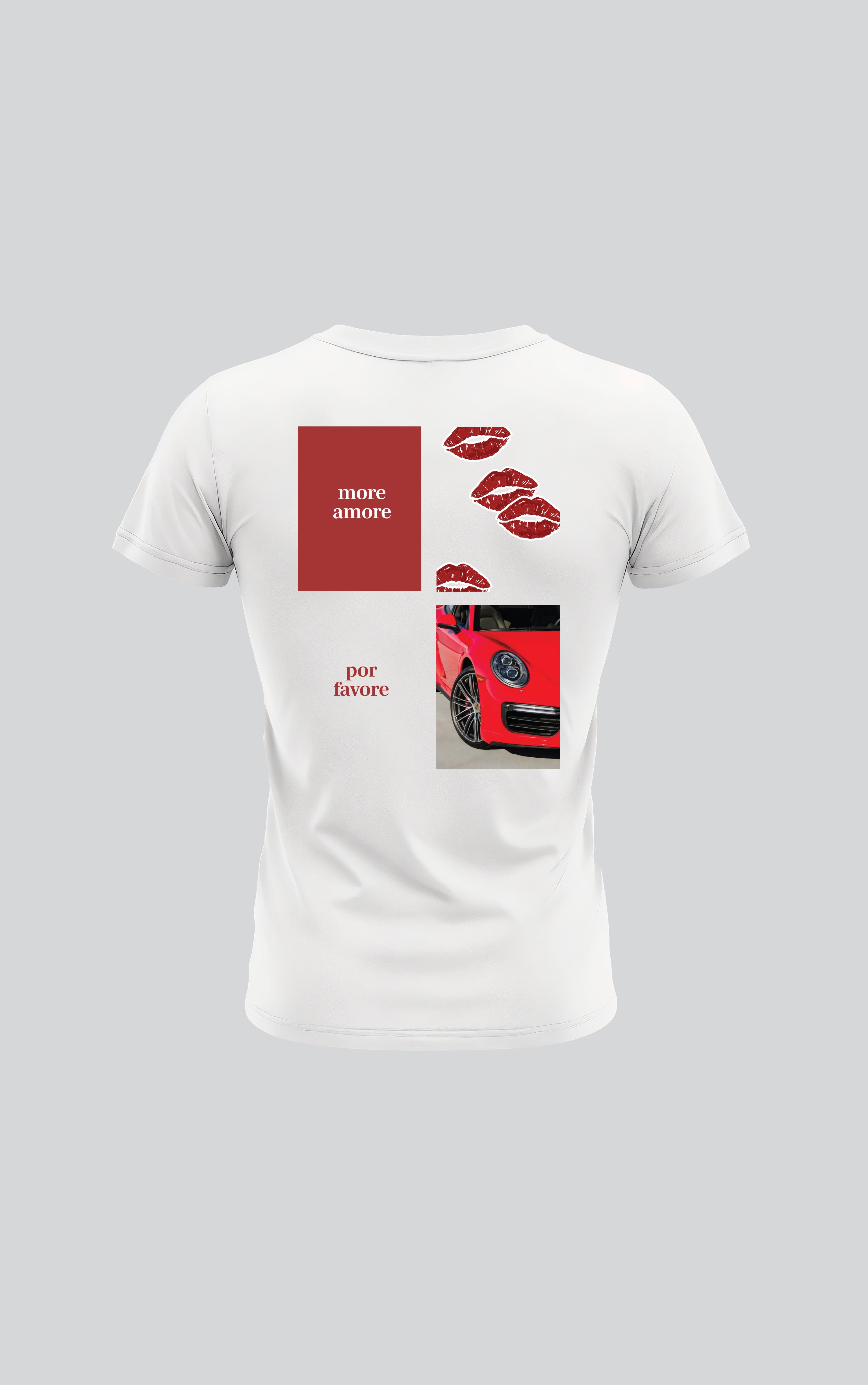 More Amore, Por Favore – Bela Ženska Streetwear Majica