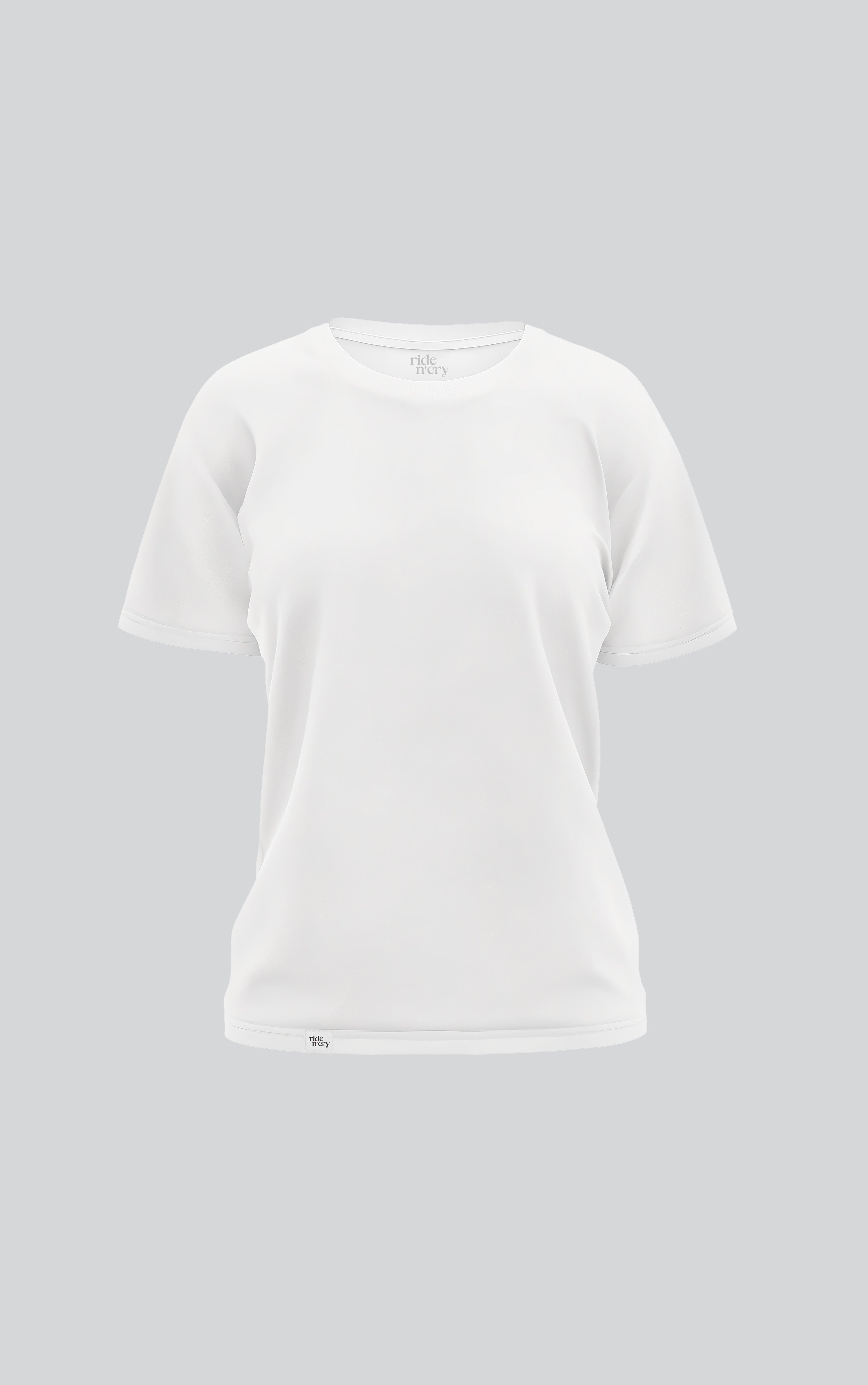 Ride Loud - Bela Ženska Oversized Streetwear Majica