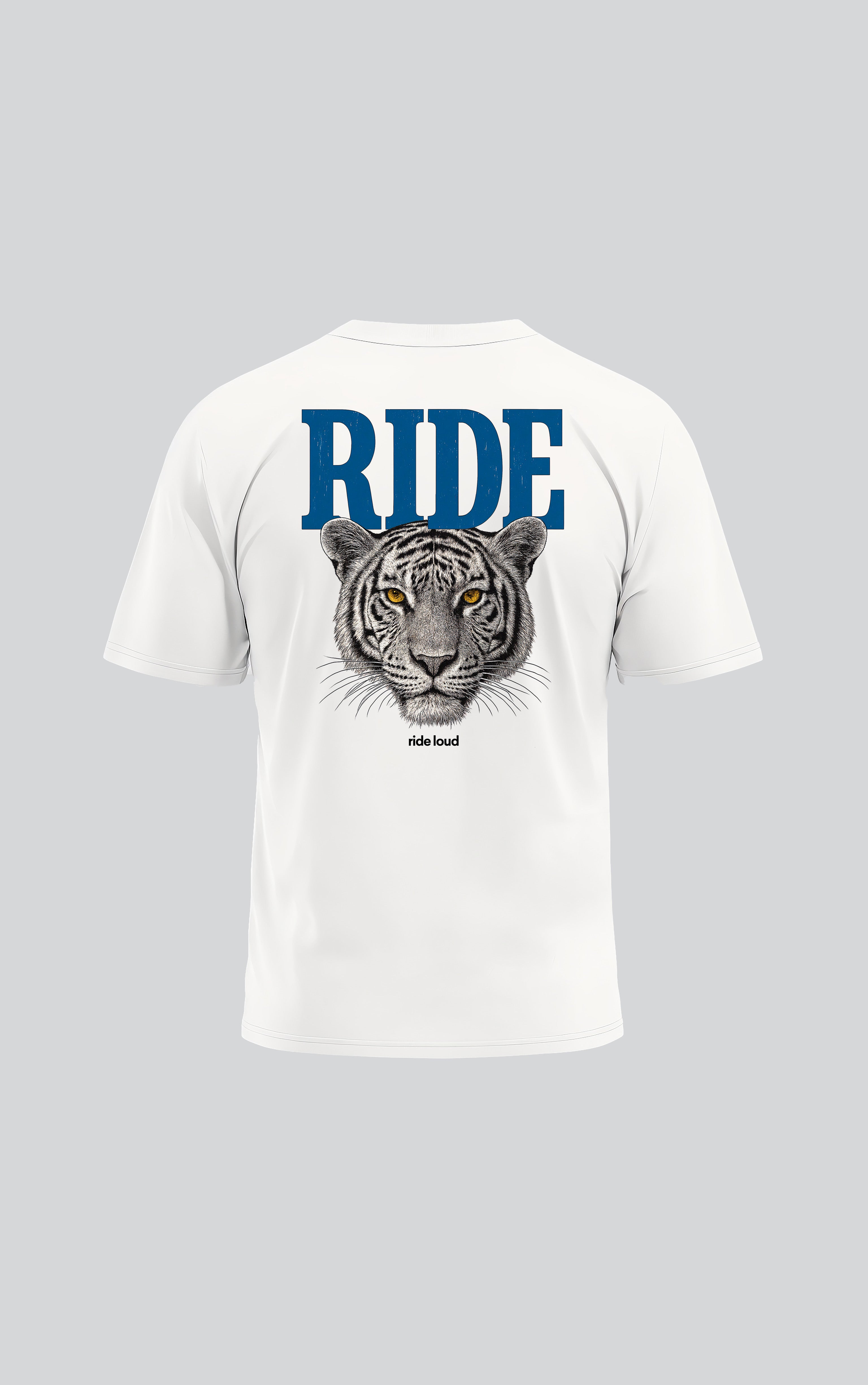 Ride Loud - Bela Ženska Oversized Streetwear Majica